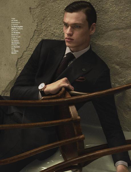 Filip Hrivnak, Hunter & Gatti, Codigo Unico, cover, model, Suits and Shirts, Beatriz Tarrega, Dior Hommme, Boss Tailored, Ermenegildo Zegna, Hermes, Salvatore Ferragamo, Brunello Cucinelli, menswear, moda hombre,