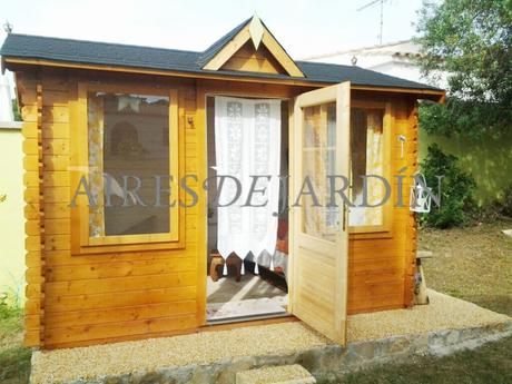 Casita de madera Claudia 1 (antigua Nora) instalada en Calonge (GIRONA)