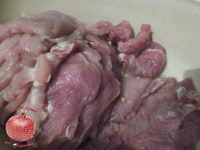 Lomo con salsa de mango