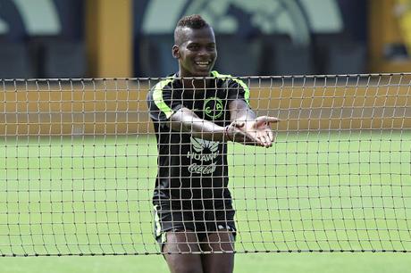 Darwin Quintero regresa a los entrenamientos con America