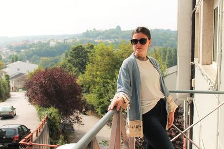 Cardigan crochet y monedas