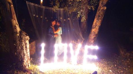 El rincon del Beso. Un photocall de boda con mucho estilo
