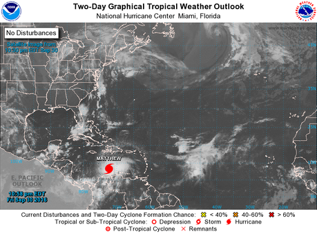 MATTHEW SE CONVIERTE EN UN POTENTE HURACÁN CATEGORÍA 5