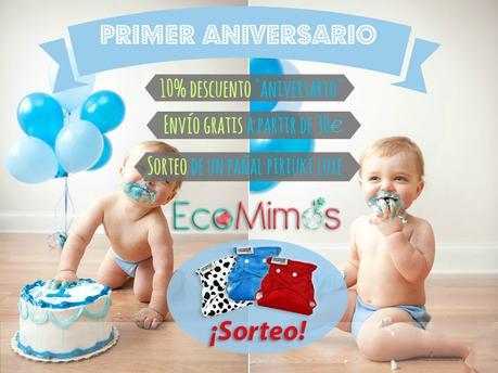 ¡Primer Aniversario EcoMimos! Sorteo, descuentos y mucho más!