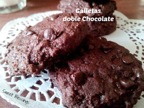 Galletas doble chocolate