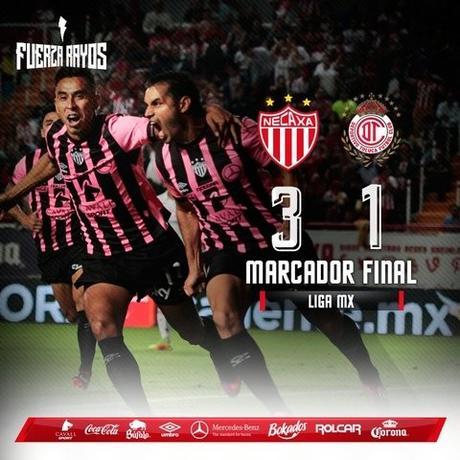 Necaxa 3-1 Toluca en J12 del Apertura 2016