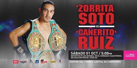 Humberto “Zorrita” Soto vs Daniel “Cañerito” Ruiz en Vivo – Sábado 1 de Octubre del 2016