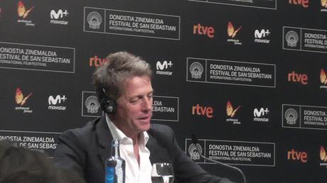 Fotografías de la rueda de prensa de Hugh Grant en el 64º Festival de cine de San Sebastián