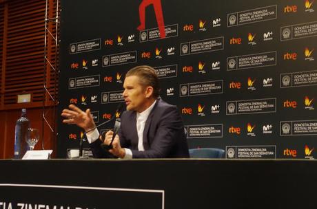 Fotografías de la rueda de prensa de Ethan Hawke en el 64º Festival de cine de San Sebastián