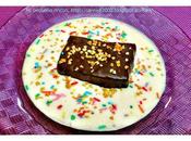 Sopa chocolate blanco bizcocho