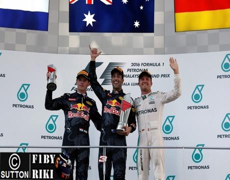 Resumen del GP de Malasia 2016 | Ricciardo gana por un fallo del motor de Hamilton