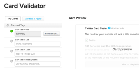 Twitter Cards: Cómo configurarlas paso a paso Validación de las Twitter Cards