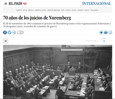 70 AÑOS DEL JUICIO DE NUREMBERG