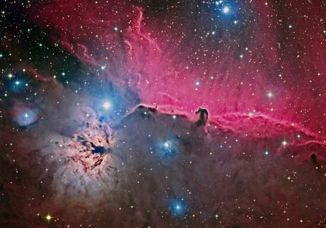 ✨Campo amplio y detalle de la nebulosa Cabeza de Caballo