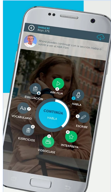 ABA English App para aprender inglés con cortometrajes