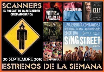 Estrenos de la Semana 30 de Septiembre de 2016 por el Podcast Scanners