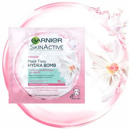 Disfrutando de las Máscaras de Tejido Hydra Bomb de Garnier Skin Active