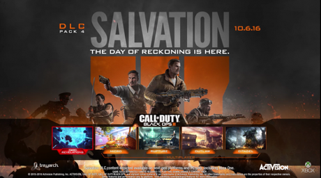 Salvation para Black Ops 3 llegaría el 4 de octubre a ONE y PC Salvation para Black Ops 3 llegaría el 4 de octubre a ONE y PC