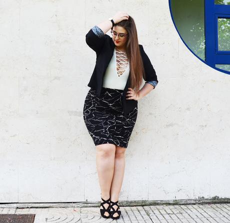 OOTD ~ It Ends with Us ~ Falda & Body - Plus size Girl