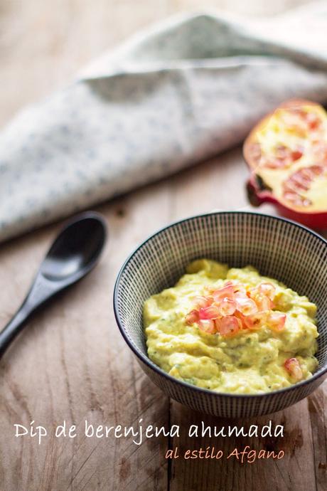 Dip de berenjena ahumada al estilo Afgano