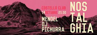 Concierto de Nostalghia y Mendel en Costello Club