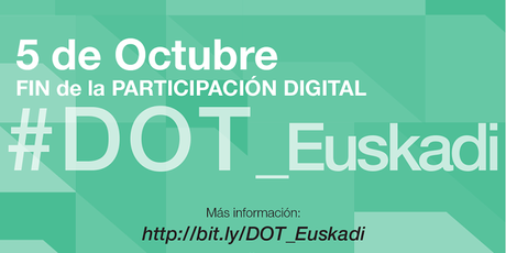 El 5 de octubre finaliza la participación digital de las #DOT_Euskadi
