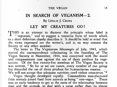 «En Busca del Veganismo [2]»