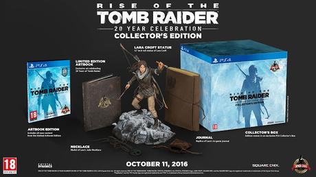 La edición para coleccionista de Rise of the Tomb Raider de PS4 se retrasa