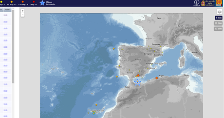 Visualizador de Terremotos Próximos