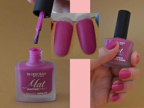 Los nuevos esmaltes “Mat Leather Effect” de DEBORAH MILANO