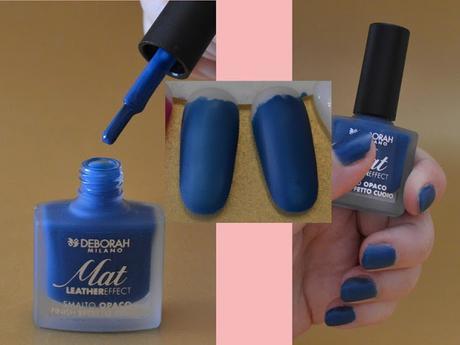 Los nuevos esmaltes “Mat Leather Effect” de DEBORAH MILANO