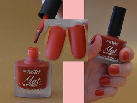 Los nuevos esmaltes “Mat Leather Effect” de DEBORAH MILANO