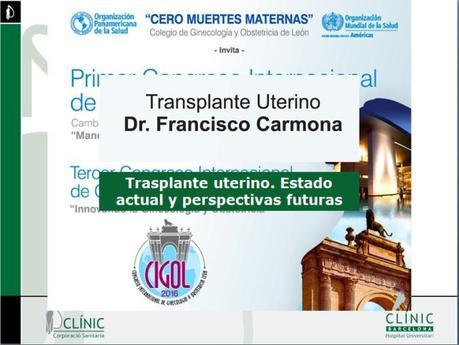 Trasplante de útero. Presentación México 2016