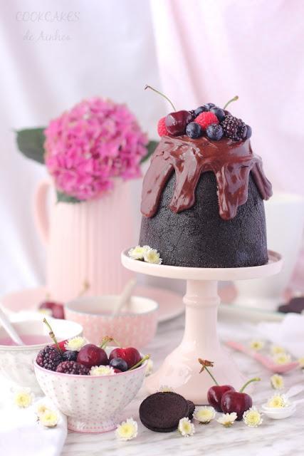 CHEESECAKE DE OREO Y FRUTOS ROJOS (Y CÓMO CONSEGUIR UN RELLENO EFECTO DEGRADADO)