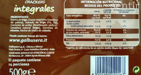 etiquetas nutricionales trampa crackers