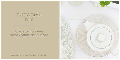 DIY | Unos originales posavasos de cuerda