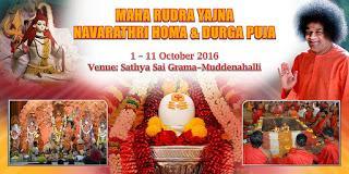 NAVARATRI HOMA – MAHA RUDRA YAJNA – DURGA PUJA – 2016