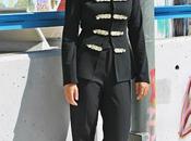 Black military jacket