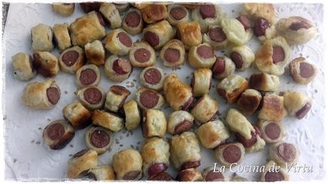 Hojaldritos de salchichas