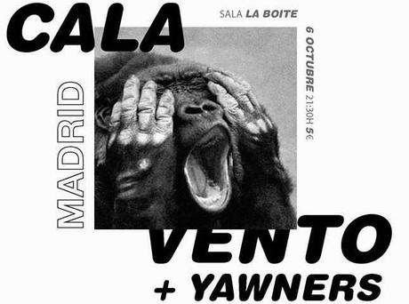 Concierto de Cala Vento y Yawners en Boite Live