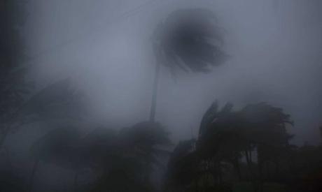 Fuertes vientos y lluvias debido al huracán Matthew cerca de Baracoa (Cuba). Foto: Ramón Espinosa/ AP