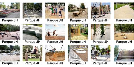 Collage de propuestas - Parque JH Torrelodones