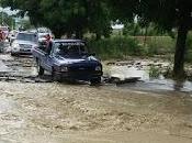 Arroyo buringa inunda zonas Vicente Noble.