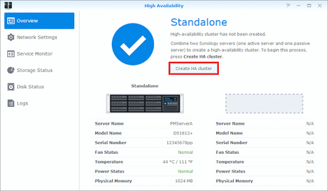 Alta disponibilidad con Synology NAS (high-availability)