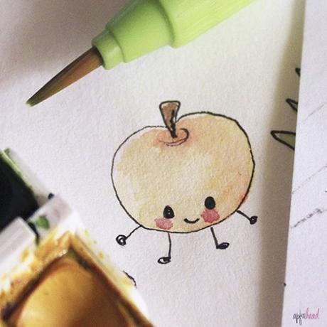 Dibujos veraniegos: Frutas