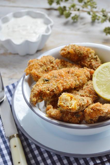 Fingers de pollo especiados