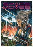 Desvelado el portadón del remake para CPC de Space Moves dibujado por Juan Giménez