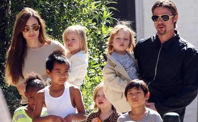 Angelina y Brad van a terapia en familia