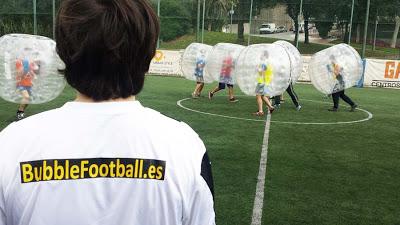 Fiestas infantiles con el fútbol burbuja