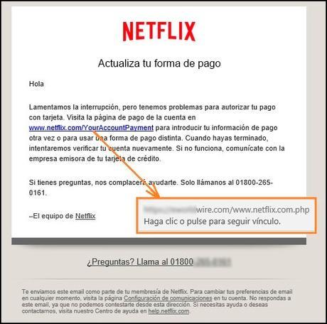 phishing Netflix